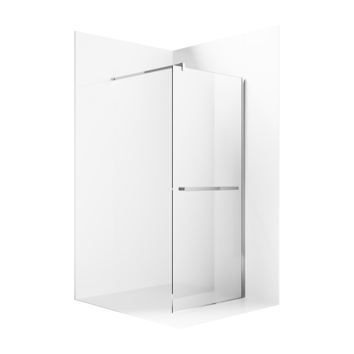 Душевая перегородка Ambassador Walk-in 15031133 120х200 стекло прозрачное профиль хром глянцевый